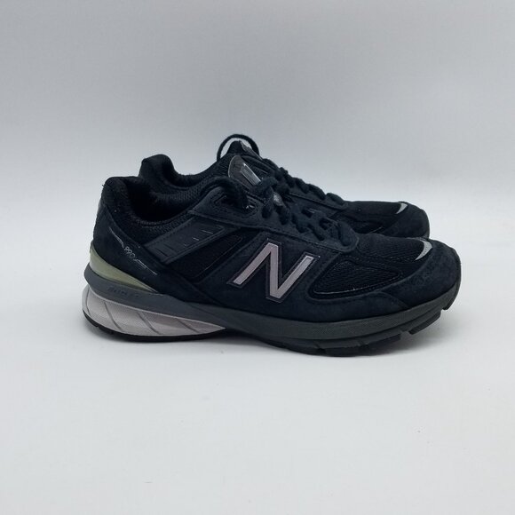 New Balance 990v5 Made In USA Women's Size 7 B (Medium) Running Shoes Black Gray - Picture 2 of 13
